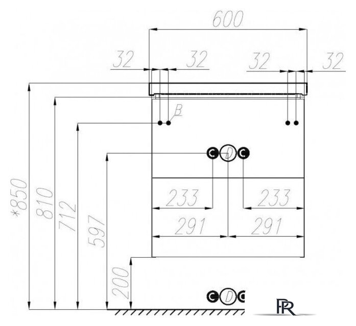  Акватон Тумба с умывальником Амели 60 1A2627K0AEE20 (белый) - Изображение №5 — Интернет-магазин ПроЗаказ