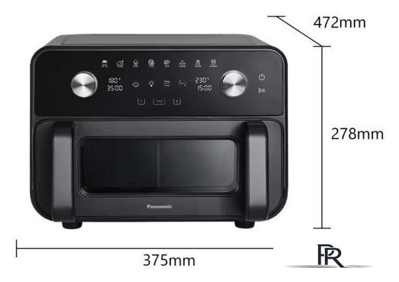 Аэрогриль (аэрофритюрница) Panasonic NF-BC1000KXE - Изображение №10 — Интернет-магазин ПроЗаказ