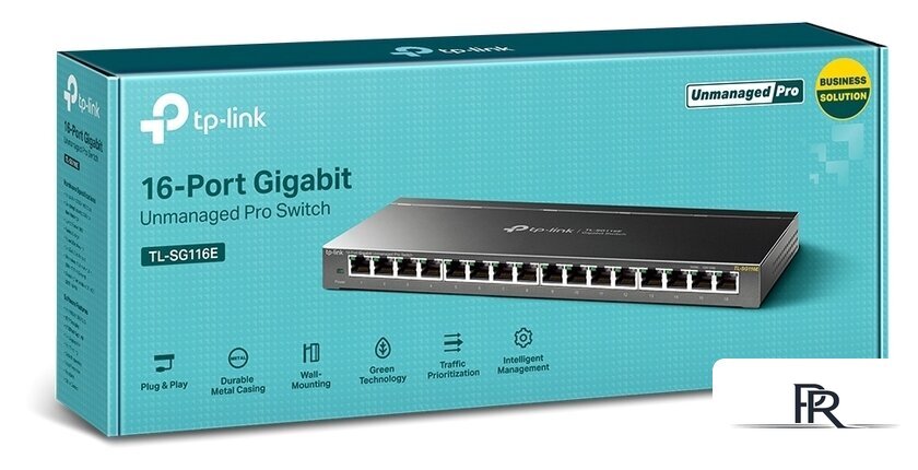 Настраиваемый коммутатор TP-Link TL-SG116E - Изображение №3 — Интернет-магазин ПроЗаказ