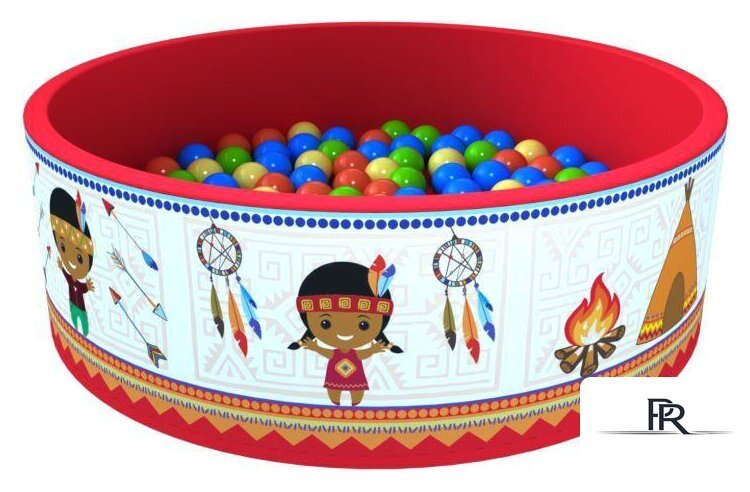 Сухой бассейн Romana Индейцы ДМФ-МК-02.52.01 (100 шариков) - Изображение №1 — Интернет-магазин ПроЗаказ