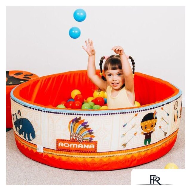 Сухой бассейн Romana Индейцы ДМФ-МК-02.52.01 (100 шариков) - Изображение №2 — Интернет-магазин ПроЗаказ