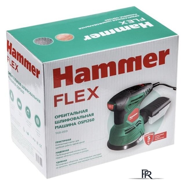 Эксцентриковая шлифмашина Hammer OSM260 - Изображение №11 — Интернет-магазин ПроЗаказ