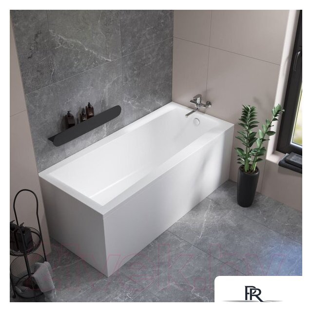 Ванна Lauter Versailles 150x75 21070050 (с ножками, лицевым и торцевым экранами) - Изображение №6 — Интернет-магазин ПроЗаказ