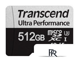 Карта памяти Transcend microSDXC 340S 512GB (с адаптером) - Изображение №2 — Интернет-магазин ПроЗаказ