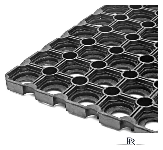 Придверный коврик Sundays Home Ячейка 100x200x1.6см 93682 (черный) - Изображение №6 — Интернет-магазин ПроЗаказ