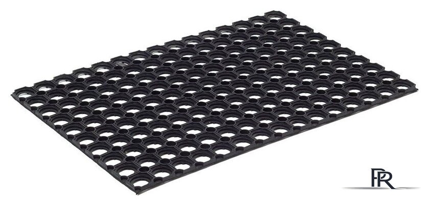 Придверный коврик Sundays Home Ячейка 100x200x1.6см 93682 (черный) - Изображение №3 — Интернет-магазин ПроЗаказ