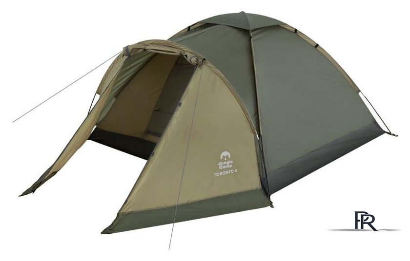 Треккинговая палатка Jungle Camp Toronto 4 (оливковый) - Изображение №1 — Интернет-магазин ПроЗаказ