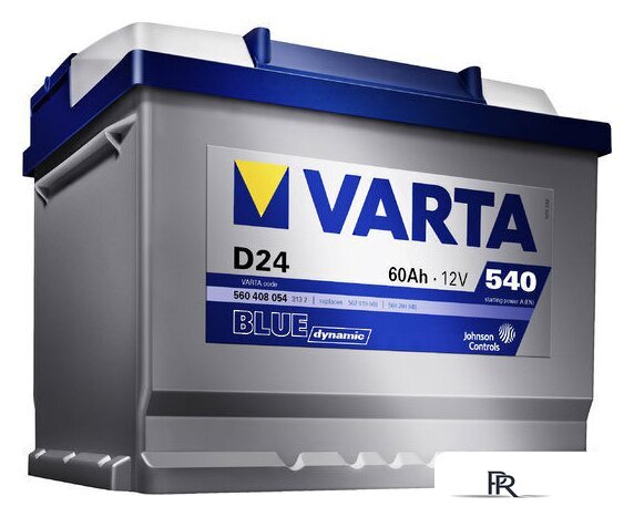 Автомобильный аккумулятор Varta Blue Dynamic D24 560 408 054 (60 А/ч) - Изображение №1 — Интернет-магазин ПроЗаказ