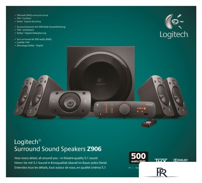 Акустика Logitech Surround Sound Speakers Z906 - Изображение №8 — Интернет-магазин ПроЗаказ