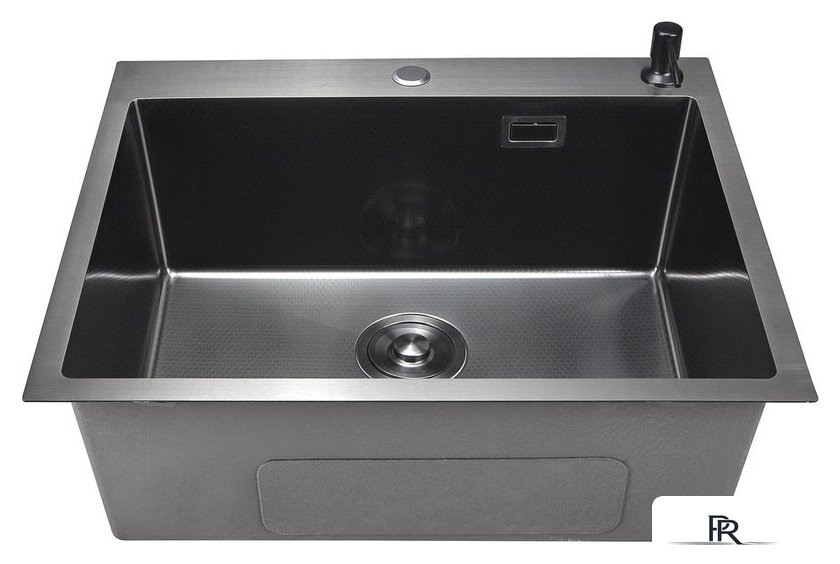Кухонная мойка Stellar Decor S6550NB-D (нано черный) - Изображение №3 — Интернет-магазин ПроЗаказ