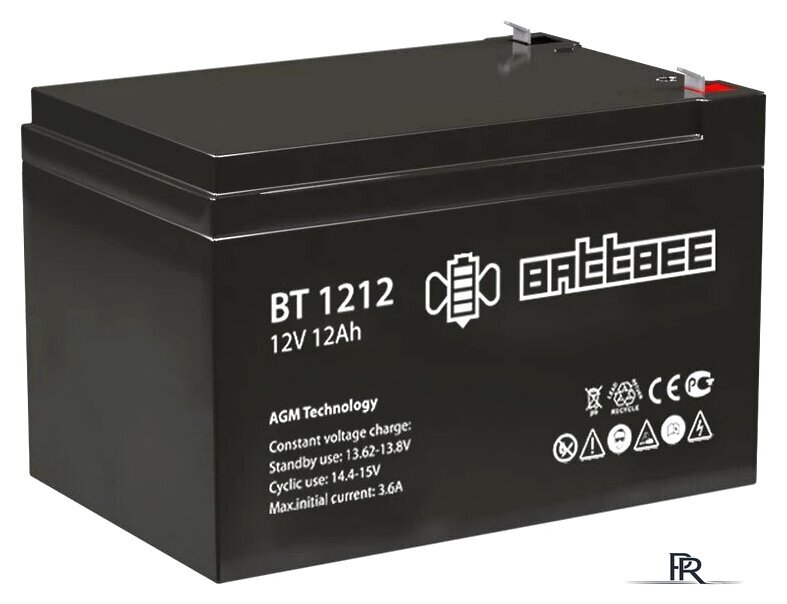Аккумулятор для ИБП BattBee BT 1212 (12В/12Ач) - Изображение №1 — Интернет-магазин ПроЗаказ
