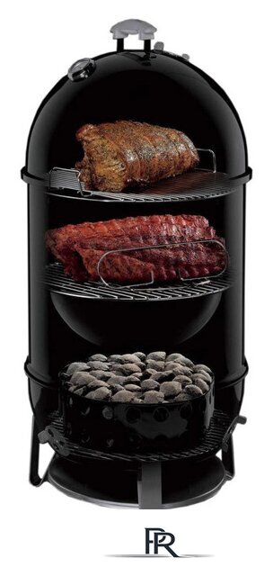 Коптильня Weber Smokey Mountain Cooker 47cm - Изображение №2 — Интернет-магазин ПроЗаказ