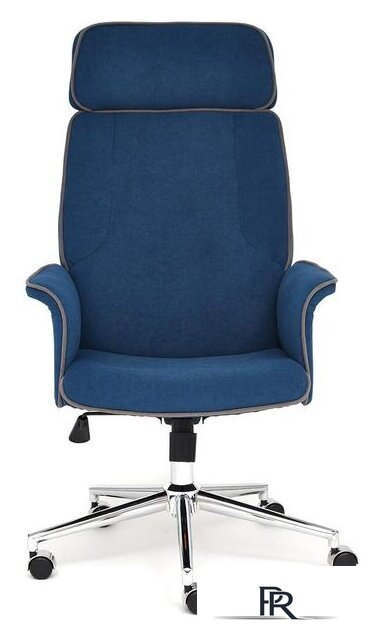 Офисное кресло TetChair Charm (флок, синий) - Изображение №2 — Интернет-магазин ПроЗаказ