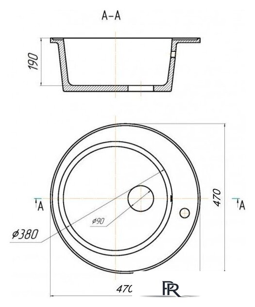 Кухонная мойка Saniteco Nova (бежевый) - Изображение №10 — Интернет-магазин ПроЗаказ