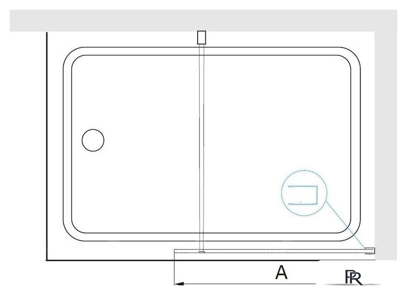Стеклянная шторка для ванны RGW SC-050B 700 351105007-14 - Изображение №4 — Интернет-магазин ПроЗаказ