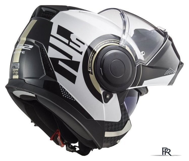 Мотошлем LS2 FF902 Scope Arch (S, белый/серый) - Изображение №11 — Интернет-магазин ПроЗаказ