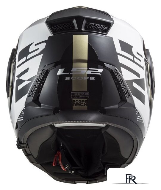 Мотошлем LS2 FF902 Scope Arch (S, белый/серый) - Изображение №13 — Интернет-магазин ПроЗаказ