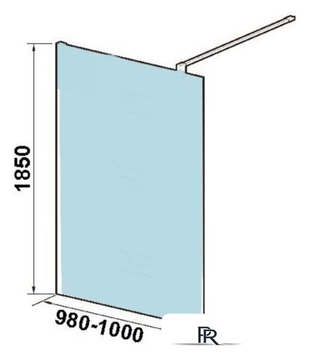 Душевая стенка WeltWasser WW400 100G-1 - Изображение №3 — Интернет-магазин ПроЗаказ
