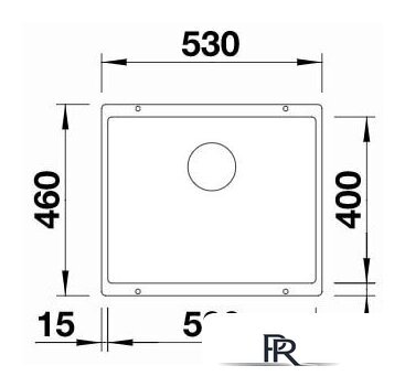 Кухонная мойка Blanco Subline 500-U Black Edition 526340 (черный) - Изображение №2 — Интернет-магазин ПроЗаказ