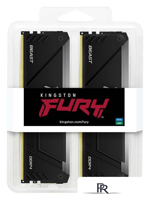 Оперативная память Kingston FURY Beast RGB 2x32ГБ DDR4 2666 МГц KF426C16BB2AK2/64 - Изображение №3 — Интернет-магазин ПроЗаказ
