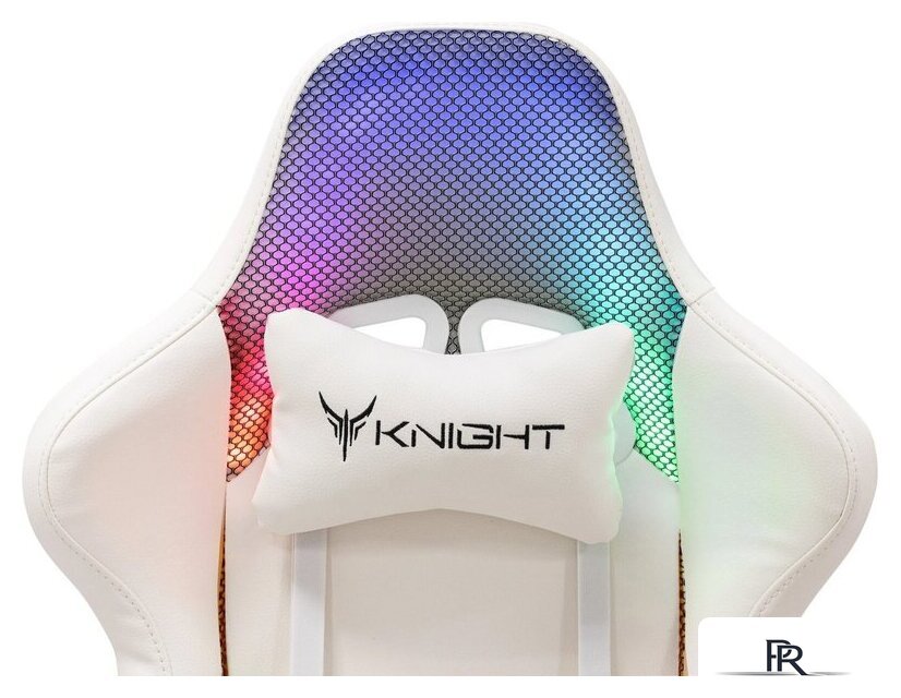 Игровое (геймерское) кресло Knight Wolf RGB (белый) - Изображение №11 — Интернет-магазин ПроЗаказ
