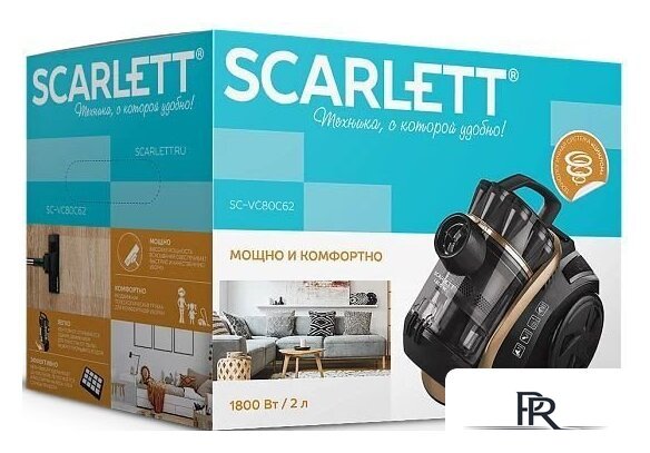 Пылесос Scarlett SC-VC80C62 - Изображение №4 — Интернет-магазин ПроЗаказ