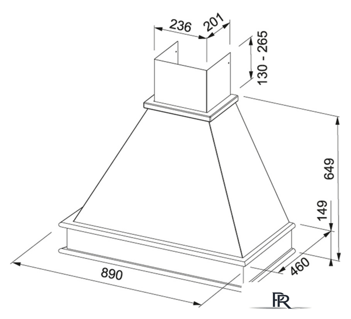 Кухонная вытяжка Franke Country Wood FCL 90 A2 321.0592.488 (белый) - Изображение №2 — Интернет-магазин ПроЗаказ
