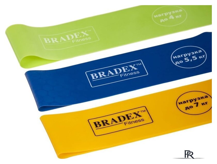 Набор фитнес резинок Bradex SF 0321 (3 шт, от 4 до 7 кг) - Изображение №3 — Интернет-магазин ПроЗаказ