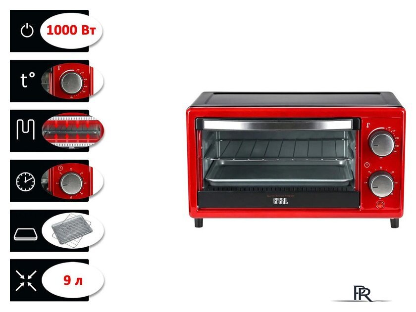 Мини-печь GFgril GFO-09 - Изображение №5 — Интернет-магазин ПроЗаказ
