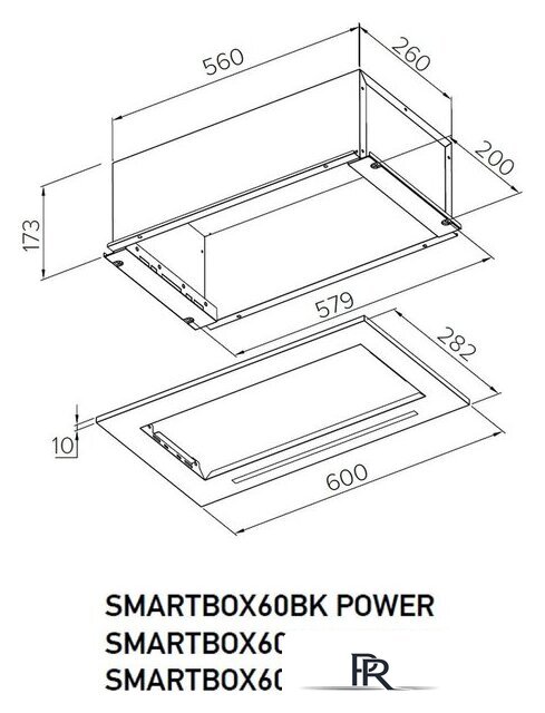 Кухонная вытяжка Meferi SMARTBOX60BK Power - Изображение №2 — Интернет-магазин ПроЗаказ