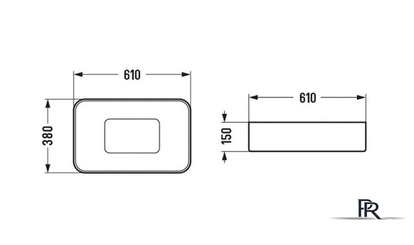 Умывальник WeltWasser ELBACH 78575-60 MT-GR - Изображение №2 — Интернет-магазин ПроЗаказ