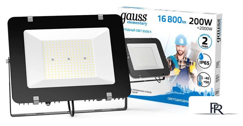 Уличный прожектор Gauss Elementary 200W 6500К 691511200 - Изображение №4 — Интернет-магазин ПроЗаказ