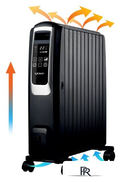 Масляный радиатор Yoer Inferno OFR1025BK - Изображение №1 — Интернет-магазин ПроЗаказ