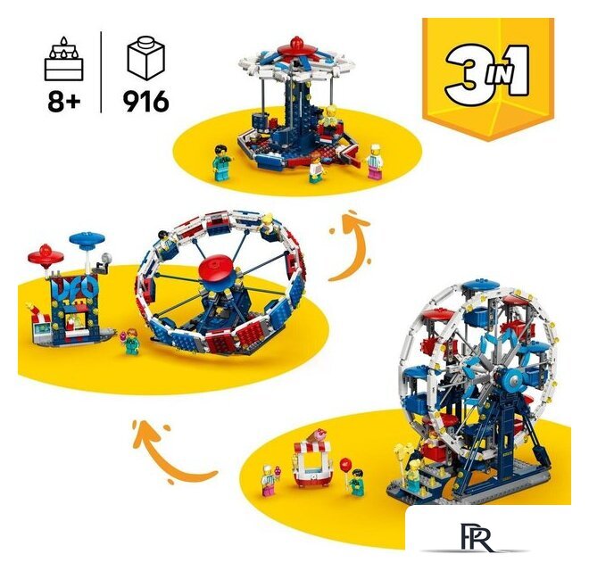 Конструктор LEGO Creator 3 в 1 Знаменитое колесо обозрения - Изображение №3 — Интернет-магазин ПроЗаказ