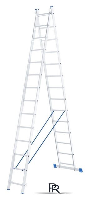 Лестница-стремянка СибрТех 97914 2x14 ступеней - Изображение №1 — Интернет-магазин ПроЗаказ