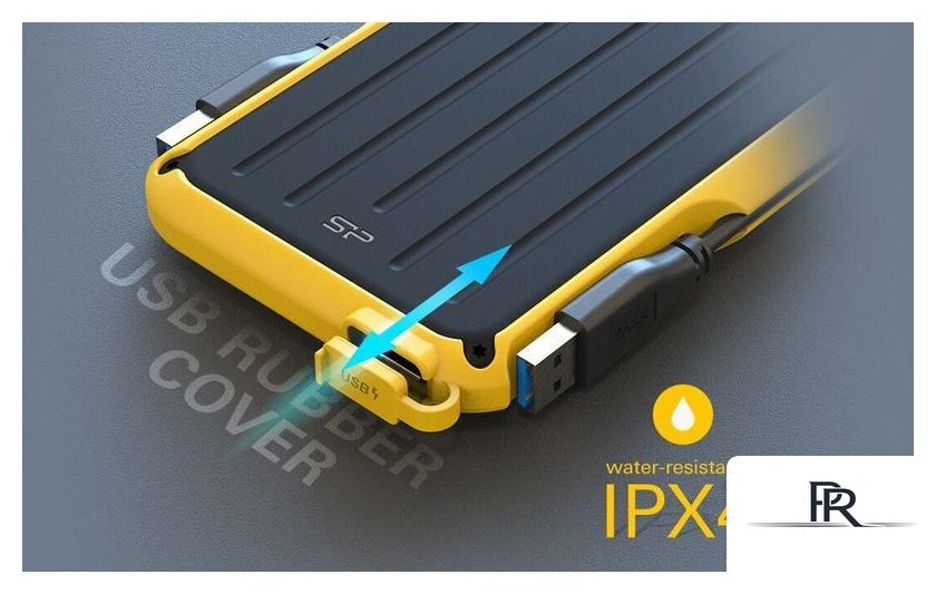 Внешний накопитель Silicon-Power Armor A66 5TB SP050TBPHD66LS3Y - Изображение №6 — Интернет-магазин ПроЗаказ