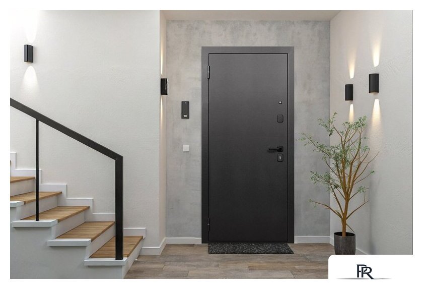 Металлическая дверь Guard Зеркало серебристый/белый матовый (96x205, левая) - Изображение №6 — Интернет-магазин ПроЗаказ