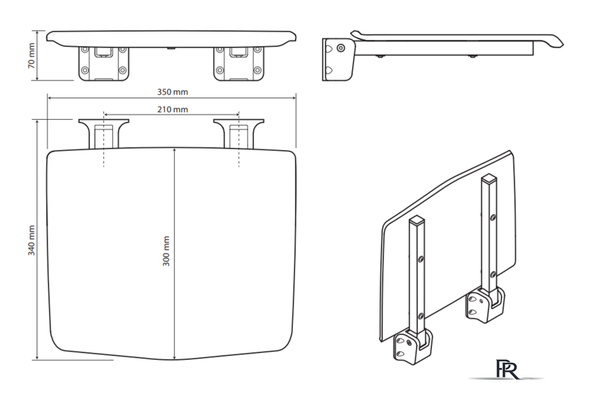 Сиденье для душа Bemeta 203125064 - Изображение №2 — Интернет-магазин ПроЗаказ