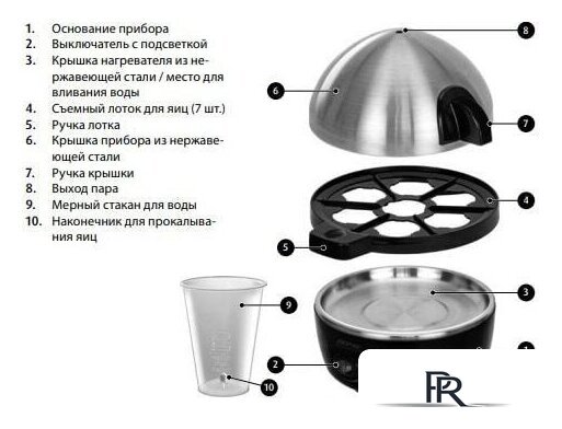 Яйцеварка MPM MGJ-01M - Изображение №5 — Интернет-магазин ПроЗаказ