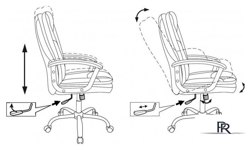 Офисное кресло Бюрократ CH-868SL (черный) - Изображение №11 — Интернет-магазин ПроЗаказ