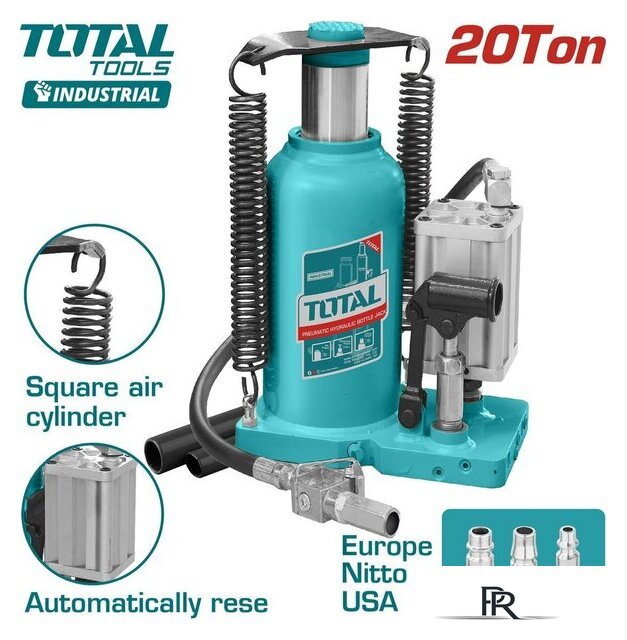 Бутылочный домкрат Total THT109206 20т - Изображение №1 — Интернет-магазин ПроЗаказ