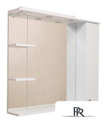  Onika Шкаф с зеркалом Эльбрус 90.02 правый (белый) [209004] - Изображение №1 — Интернет-магазин ПроЗаказ