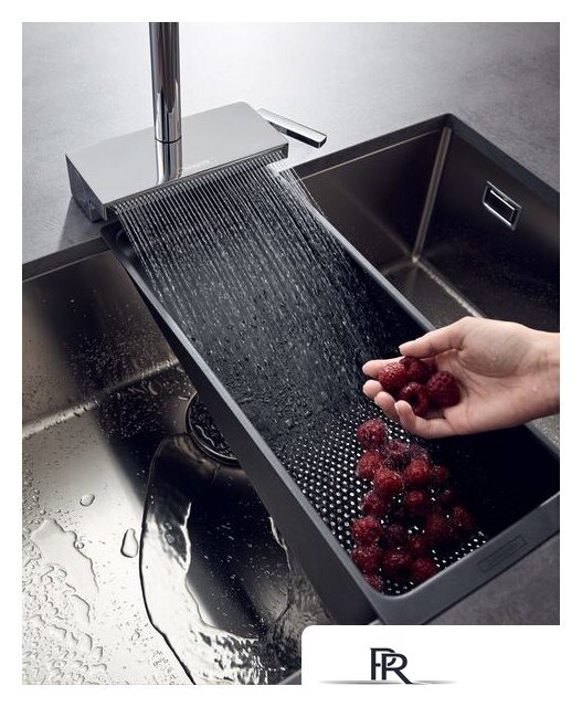 Смеситель Hansgrohe Aquno Select M81 73837800 (стальной) - Изображение №5 — Интернет-магазин ПроЗаказ