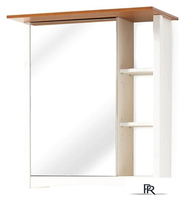  Диприз Шкаф с зеркалом Paula Д.73045.1 (белый воск/черри) - Изображение №1 — Интернет-магазин ПроЗаказ