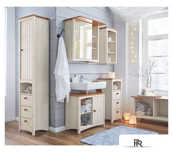  Диприз Шкаф с зеркалом Paula Д.73045.1 (белый воск/черри) - Изображение №4 — Интернет-магазин ПроЗаказ