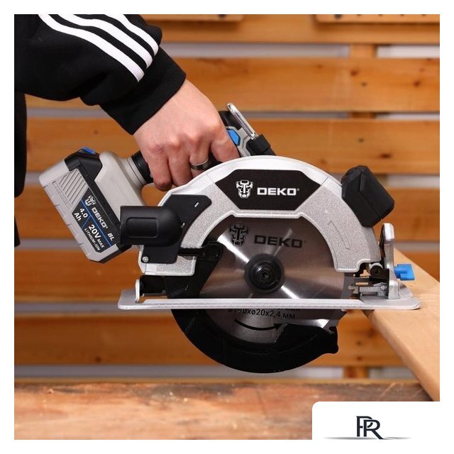 Дисковая (циркулярная) пила Deko CS20 PRO 084-1157 (с 1-им АКБ) - Изображение №6 — Интернет-магазин ПроЗаказ