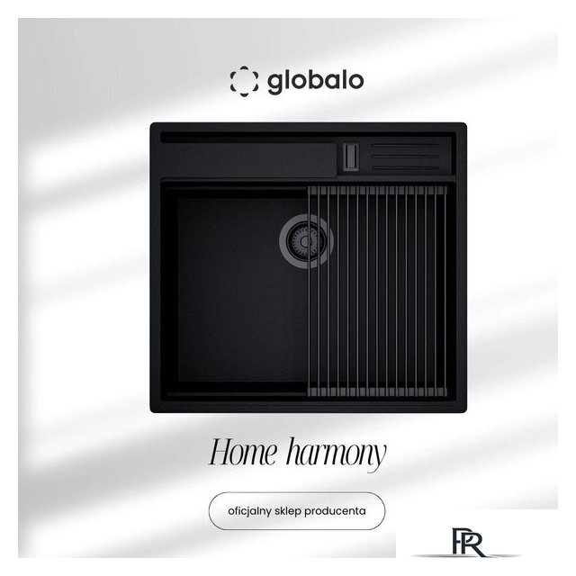 Кухонная мойка Globalo Silvano 60.1 Black/BL Mat - Изображение №1 — Интернет-магазин ПроЗаказ