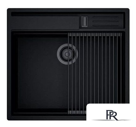 Кухонная мойка Globalo Silvano 60.1 Black/BL Mat - Изображение №3 — Интернет-магазин ПроЗаказ