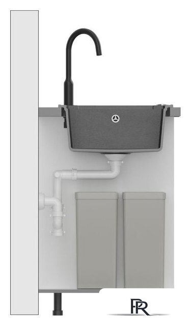 Кухонная мойка Quadron HCQE58650U7_PVDC1_P2O - Изображение №5 — Интернет-магазин ПроЗаказ