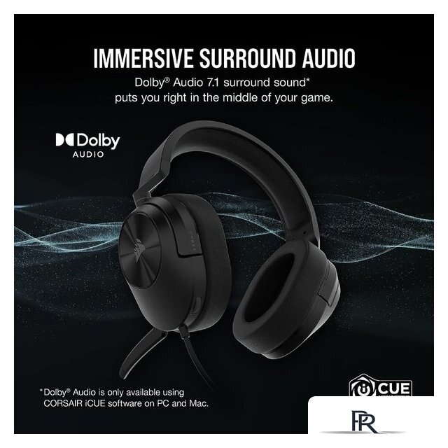 Наушники Corsair HS55 Surround (карбон) - Изображение №7 — Интернет-магазин ПроЗаказ